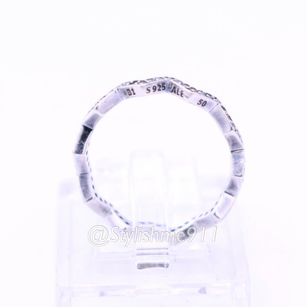 Authentic Pandora Shimmering Zigzag Ring - Picture 6 of 10